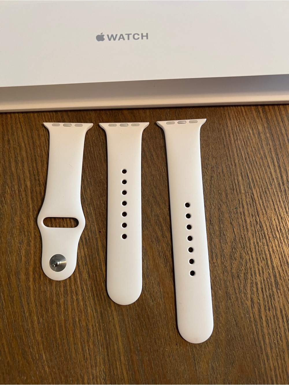 Apple Sport Band 38mm S/M and   M/L white